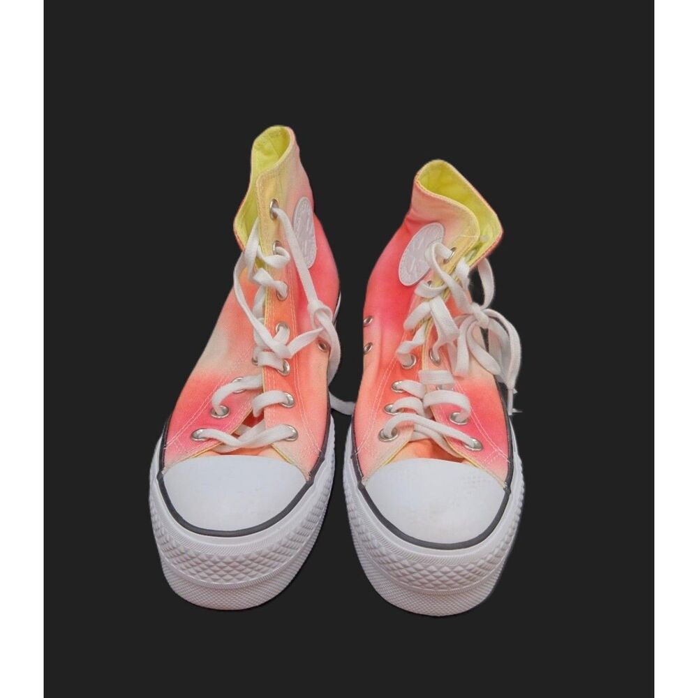 Converse Chuck Taylor All Star Lift Platform 8.5 Gradient Poppy Glow Colorway